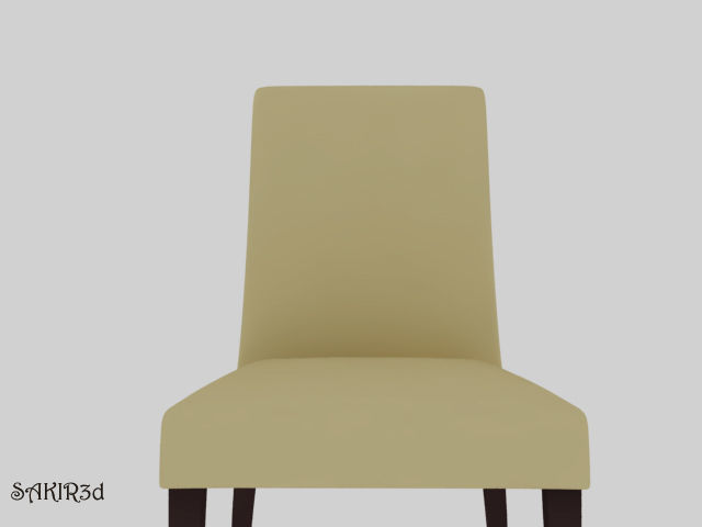 Dining Chair 3D model_4