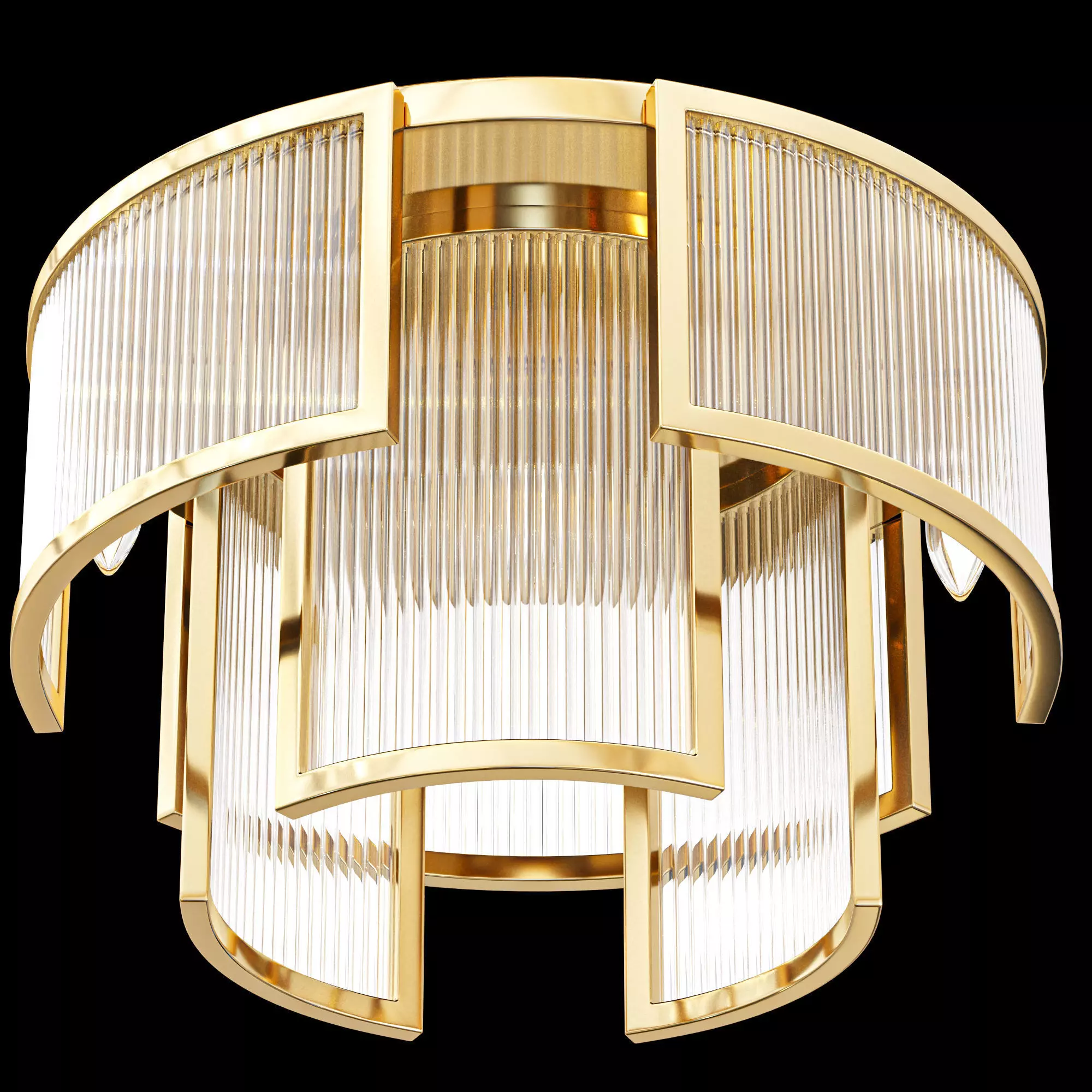 Ceiling lamp frame 3D model_1
