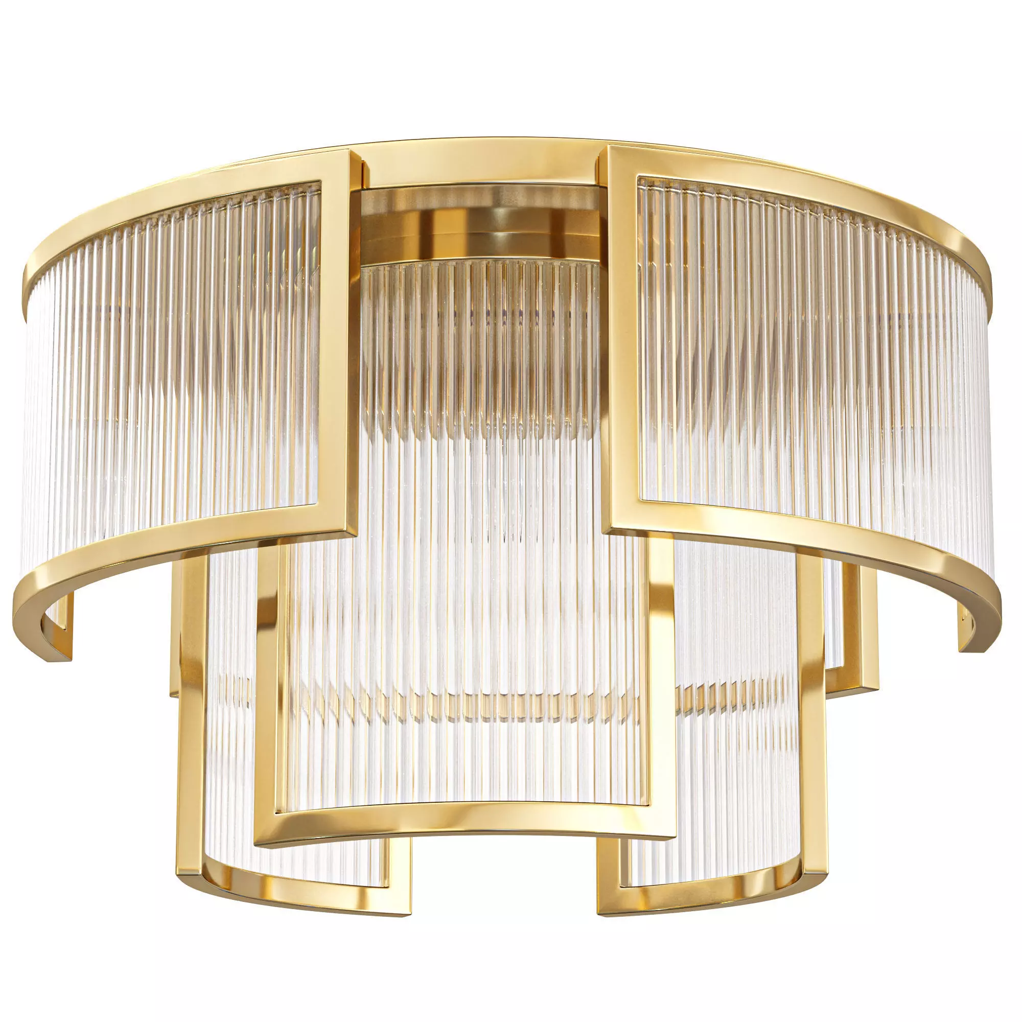 Ceiling lamp frame 3D model_0