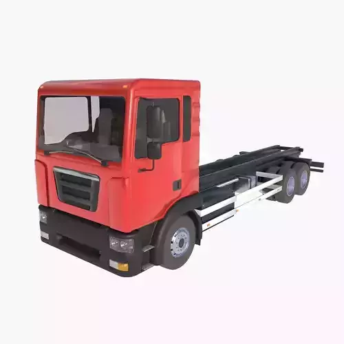 3-axle truck 3D model