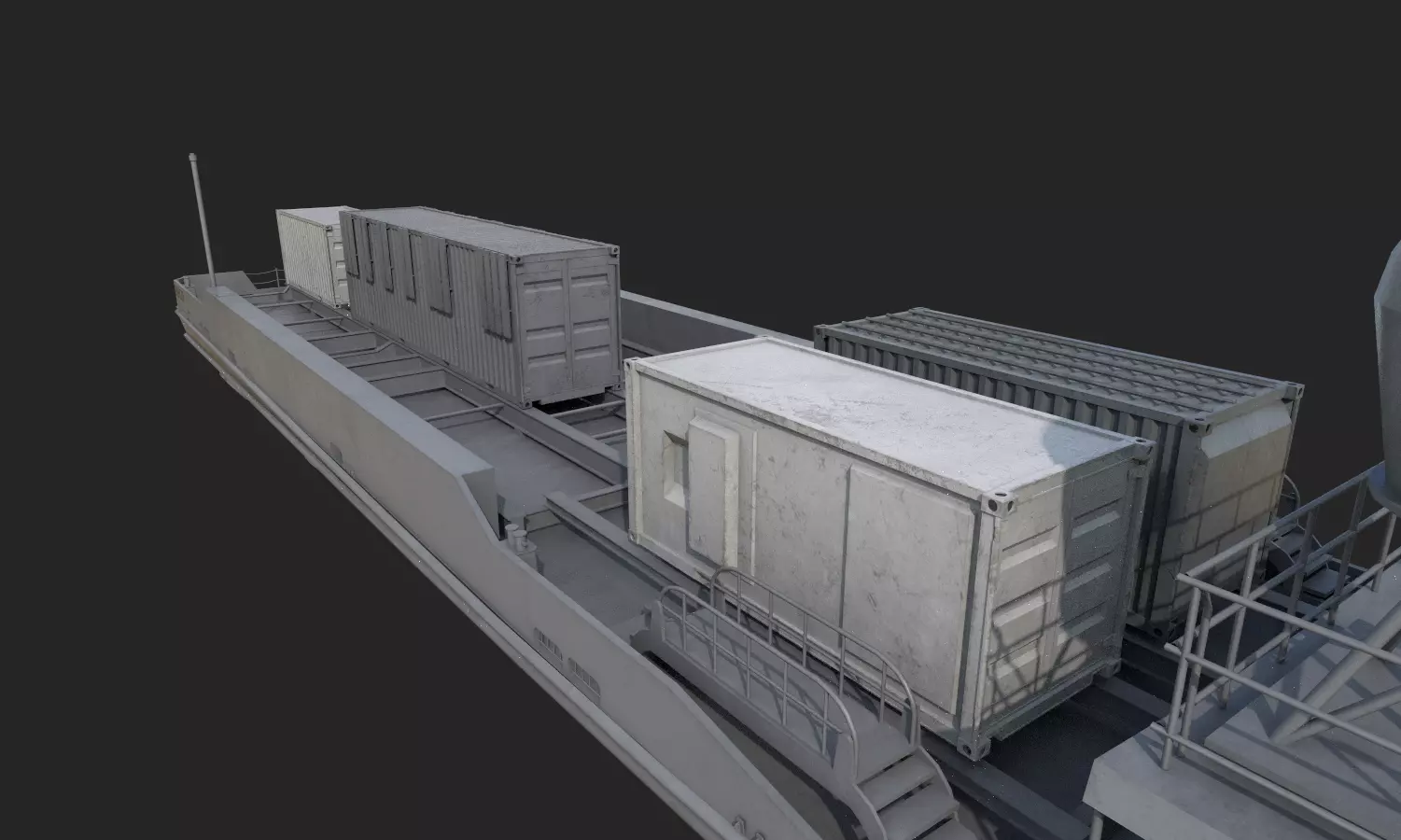 Ranger  USV  Ghost Fleet Overlord Unmanned Surface Vessels 3D model_17