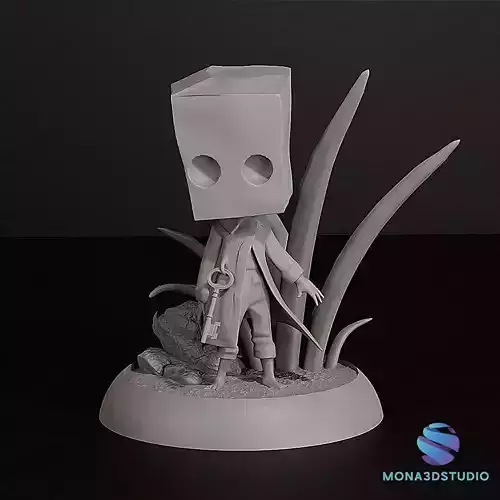 Mono- Printable 3D STL - presupported STL -Single Piece Free 3D print model