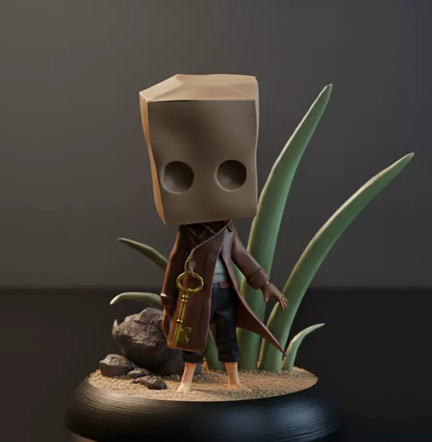 Mono- Printable 3D STL - presupported STL -Single Piece Free 3D print model