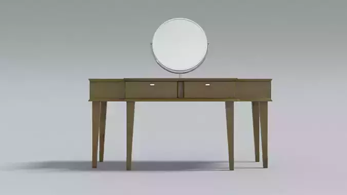 laos Table with Mirror