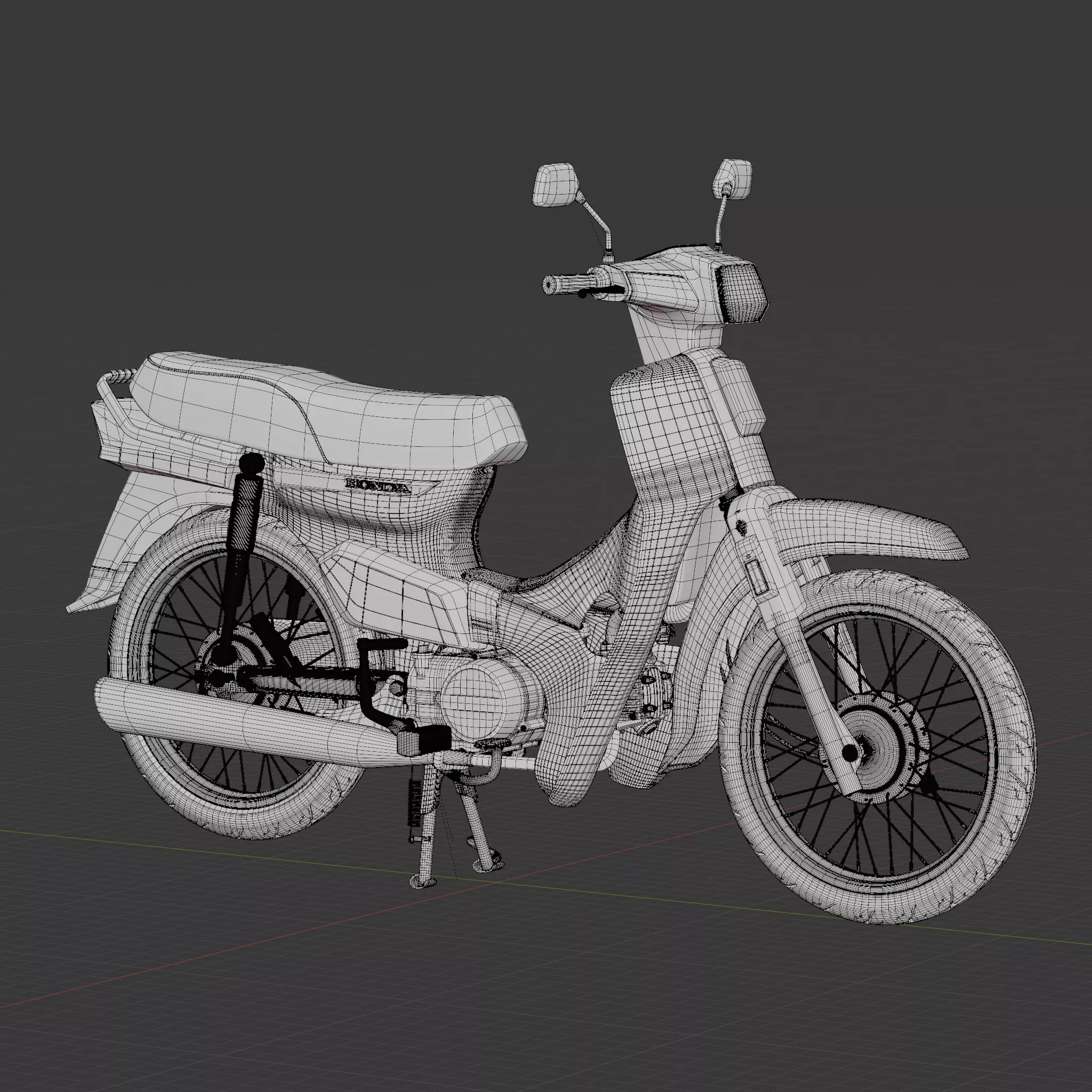 1988 - Honda Astrea Prima or Honda Dream EX5 3D model