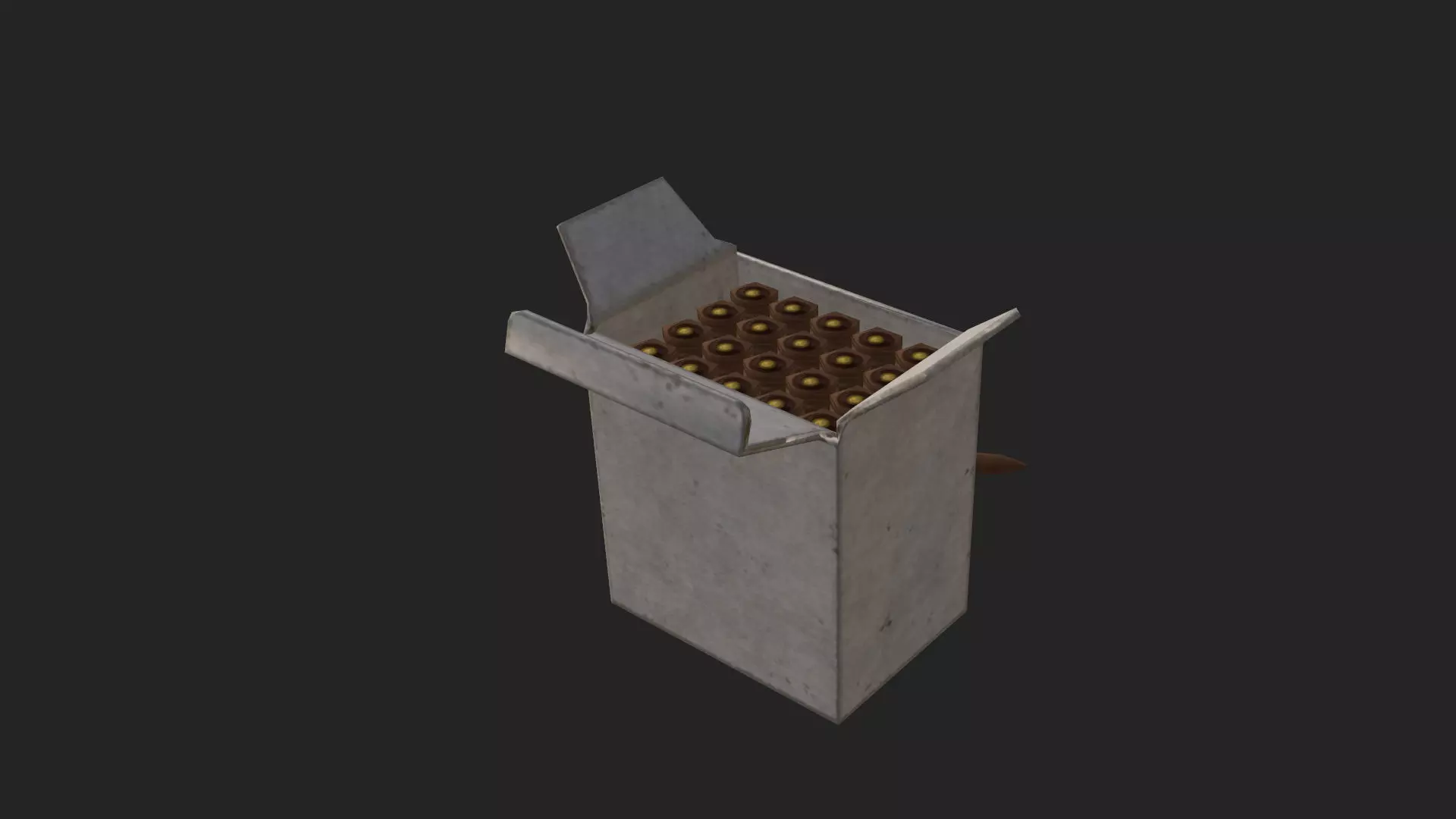 Bullet Model 003 Low-poly 3D model_7