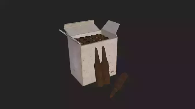 Bullet Model 003 Low-poly 3D model