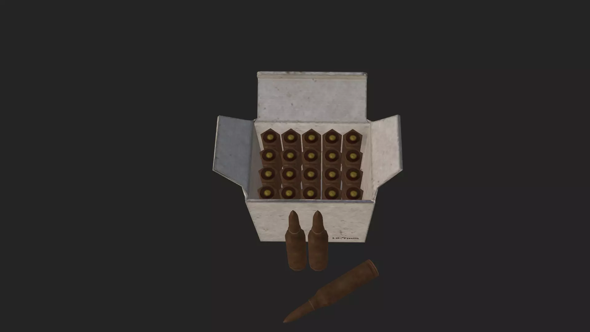 Bullet Model 003 Low-poly 3D model_10