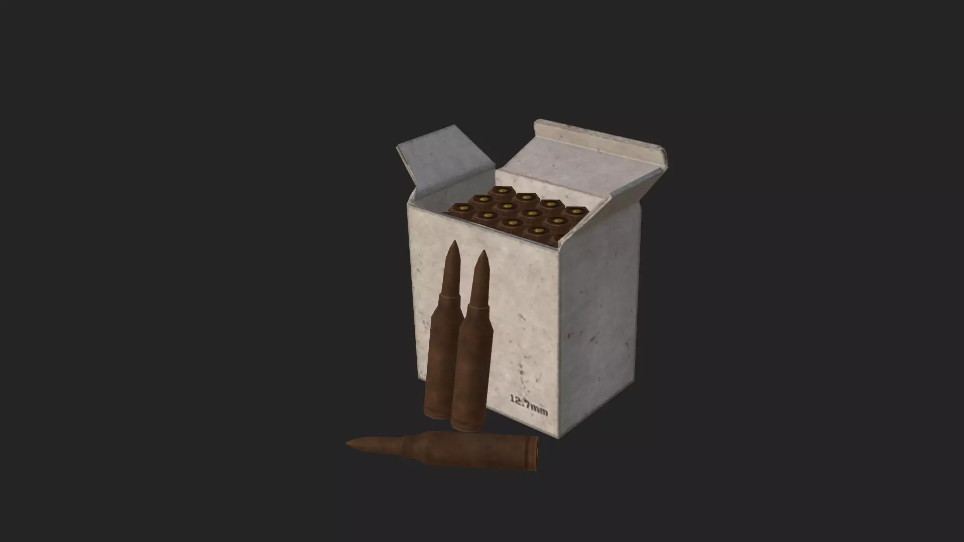Bullet Model 003 Low-poly 3D model_2