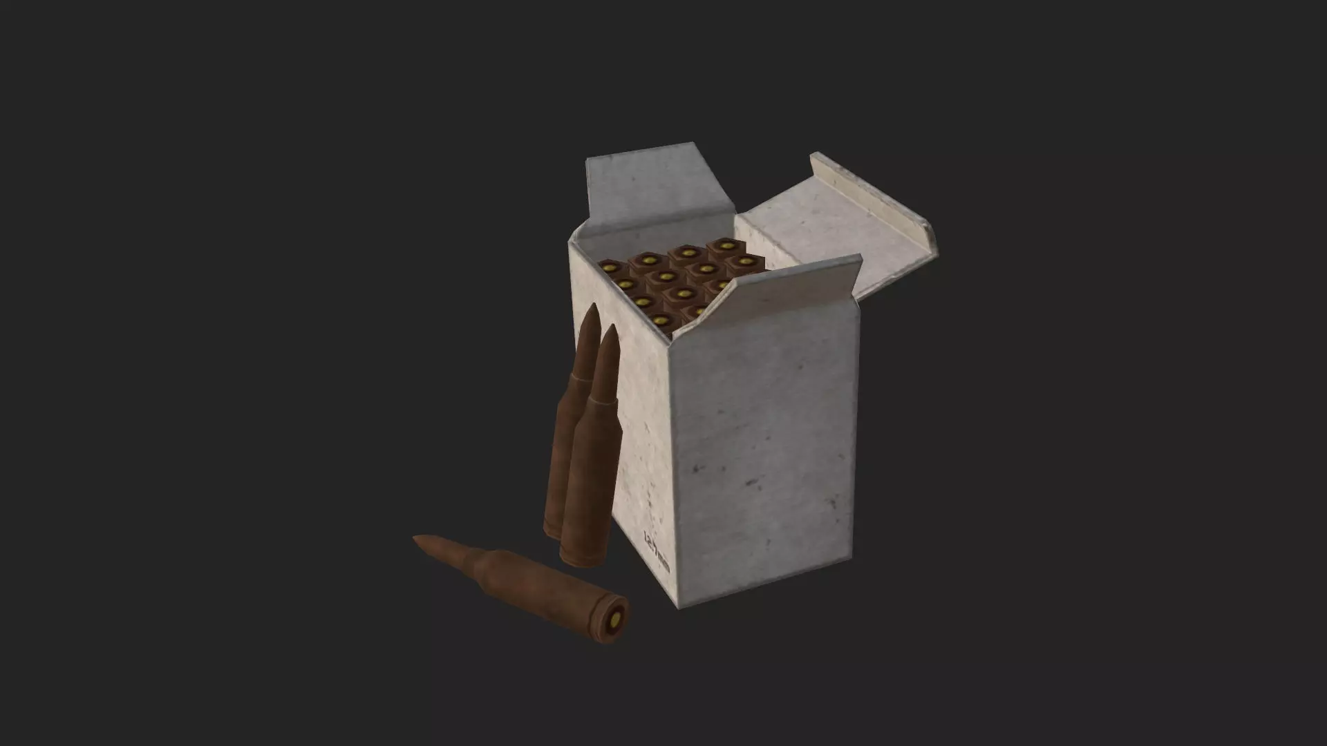 Bullet Model 003 Low-poly 3D model_3