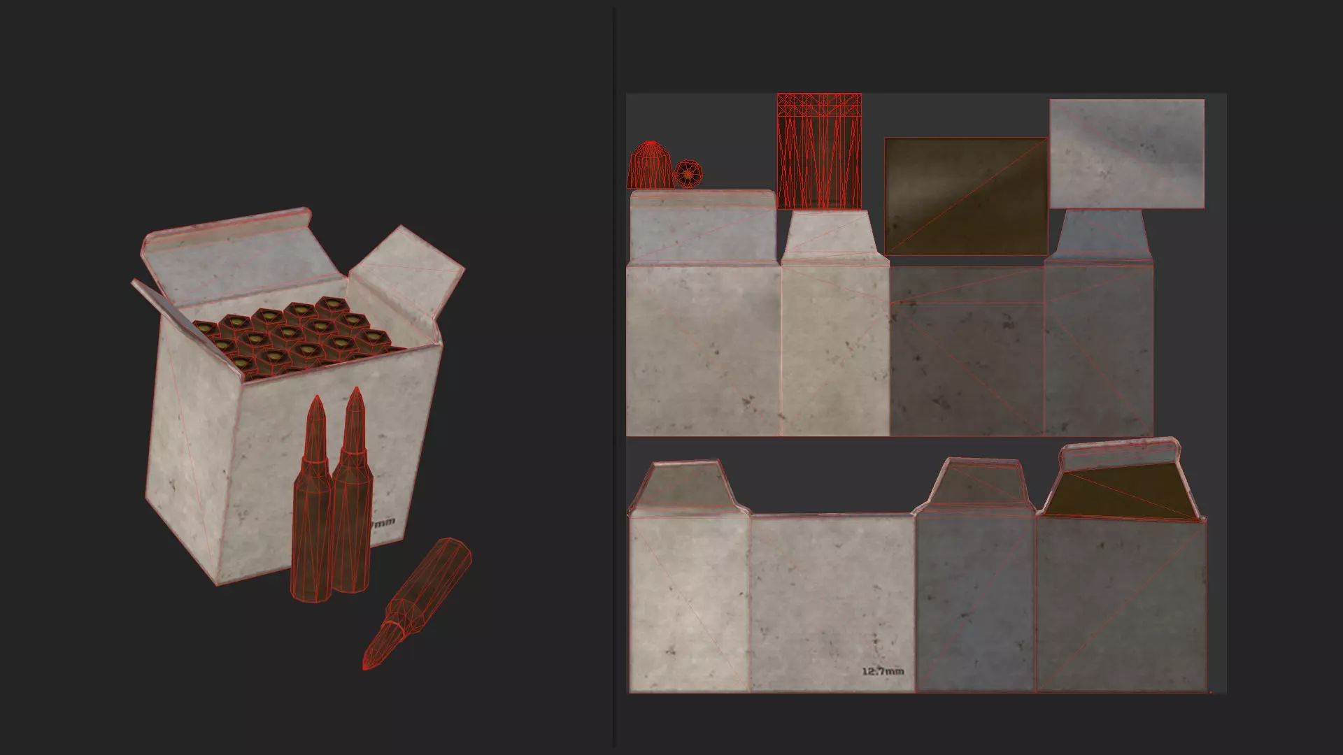 Bullet Model 003 Low-poly 3D model_12