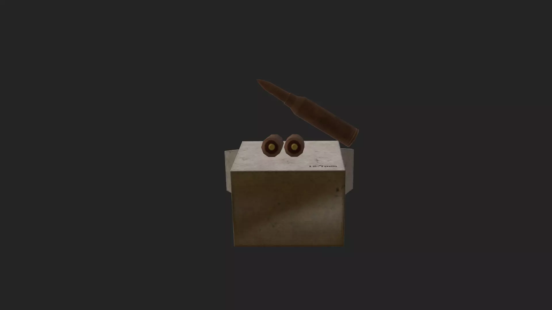 Bullet Model 003 Low-poly 3D model_11