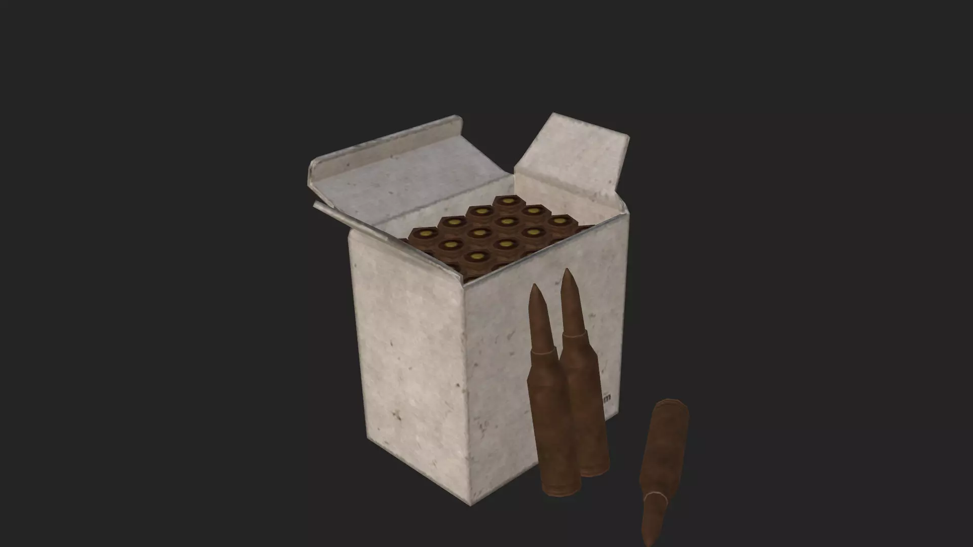 Bullet Model 003 Low-poly 3D model_9