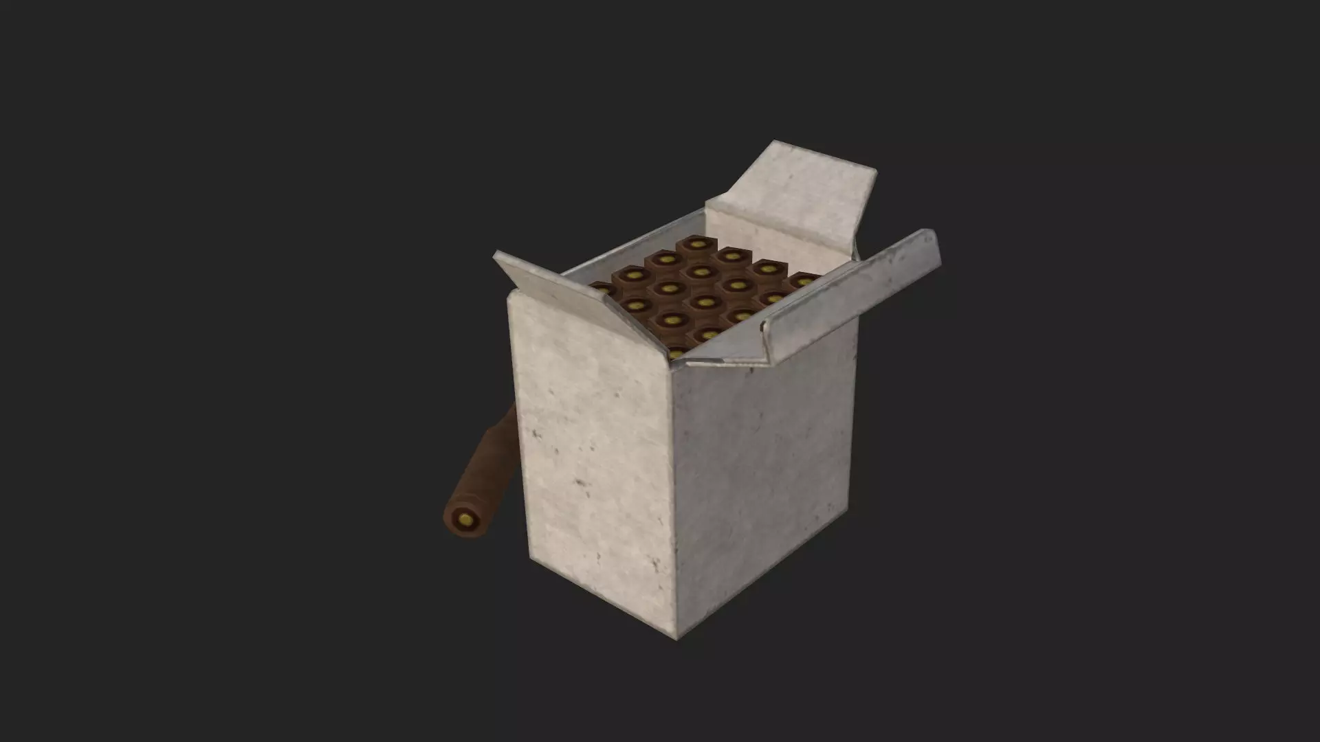 Bullet Model 003 Low-poly 3D model_5