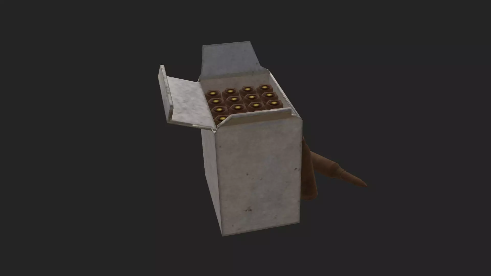 Bullet Model 003 Low-poly 3D model_8