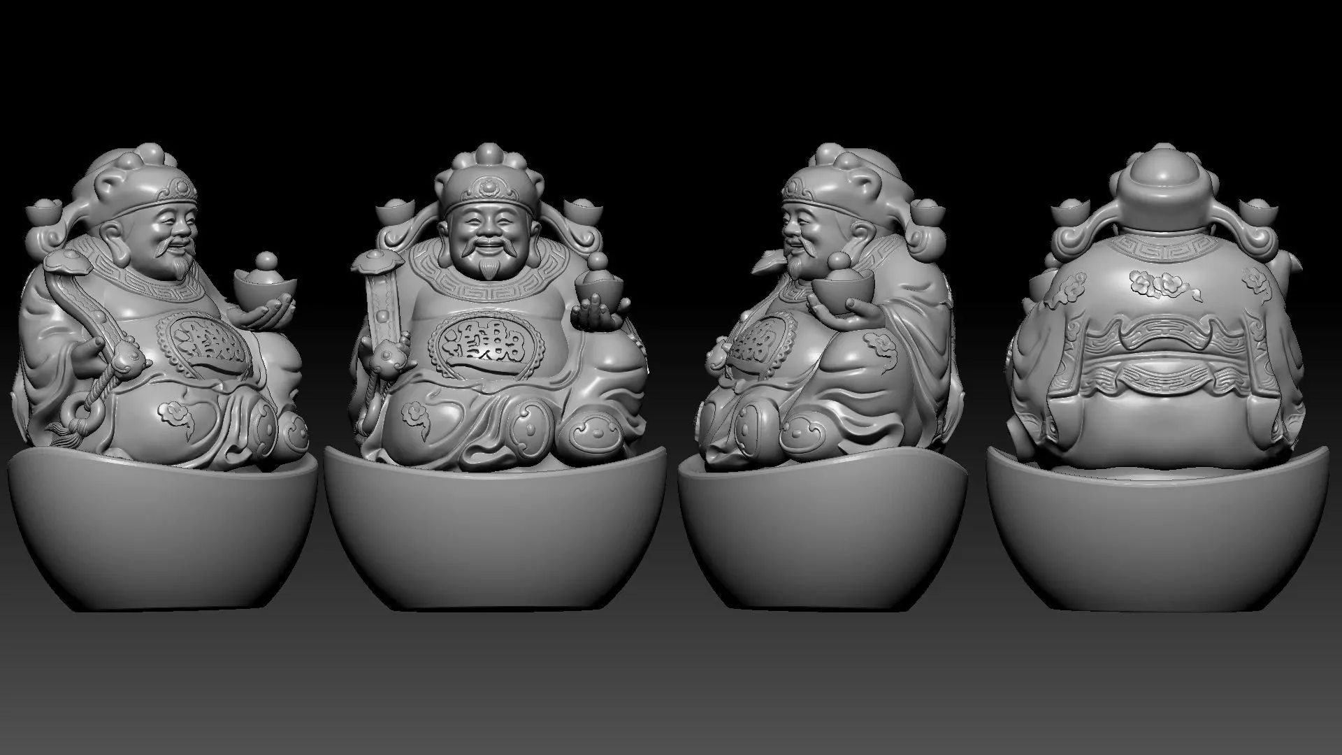 god of Weath  3D print model_13
