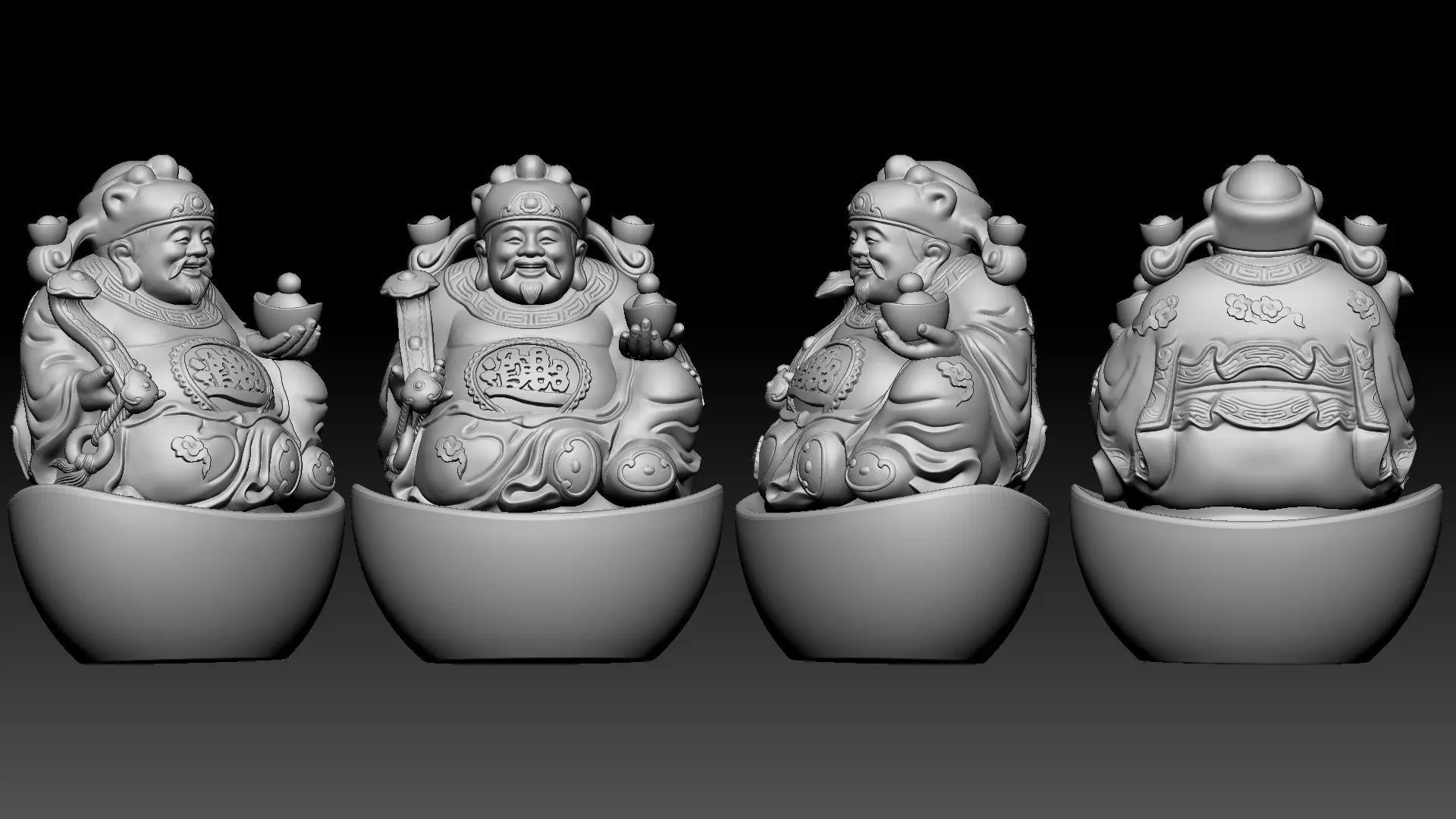 god of Weath  3D print model_10