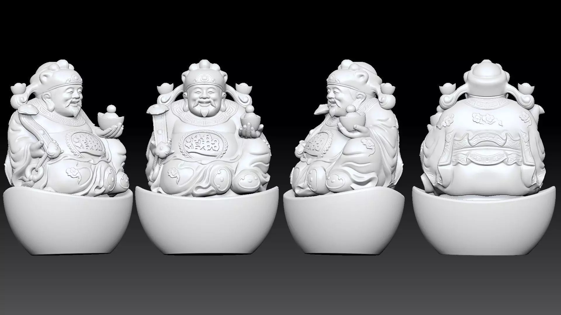 god of Weath  3D print model_7