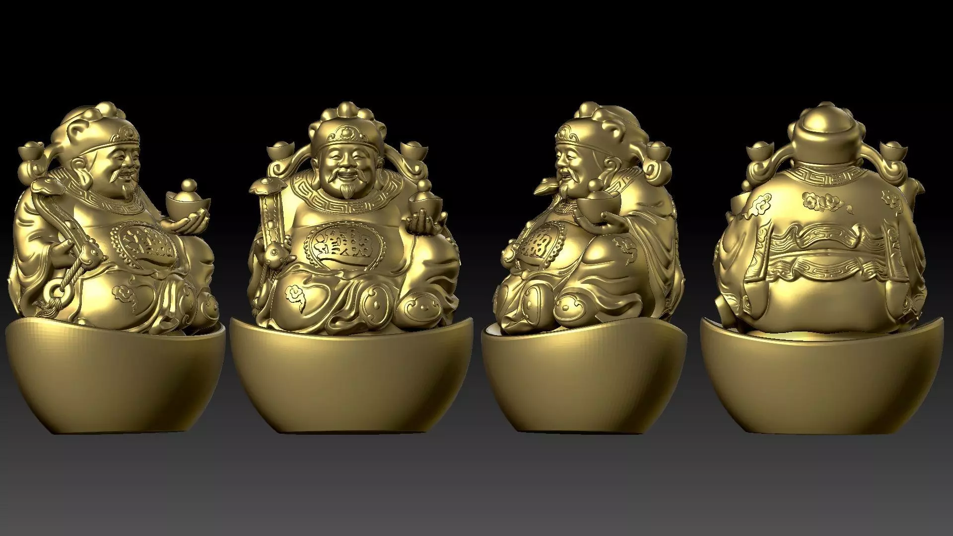 god of Weath  3D print model_8