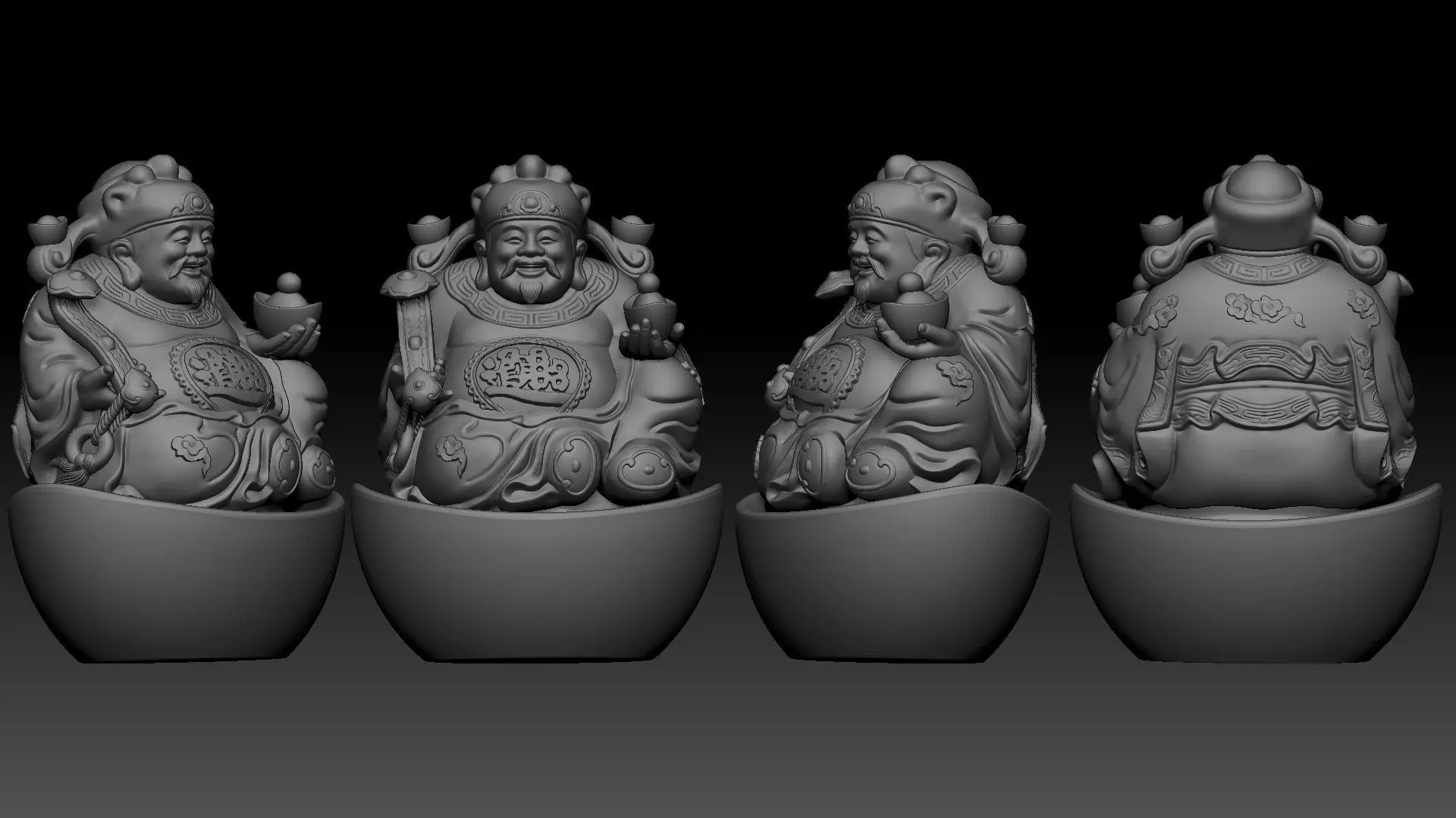 god of Weath  3D print model_11