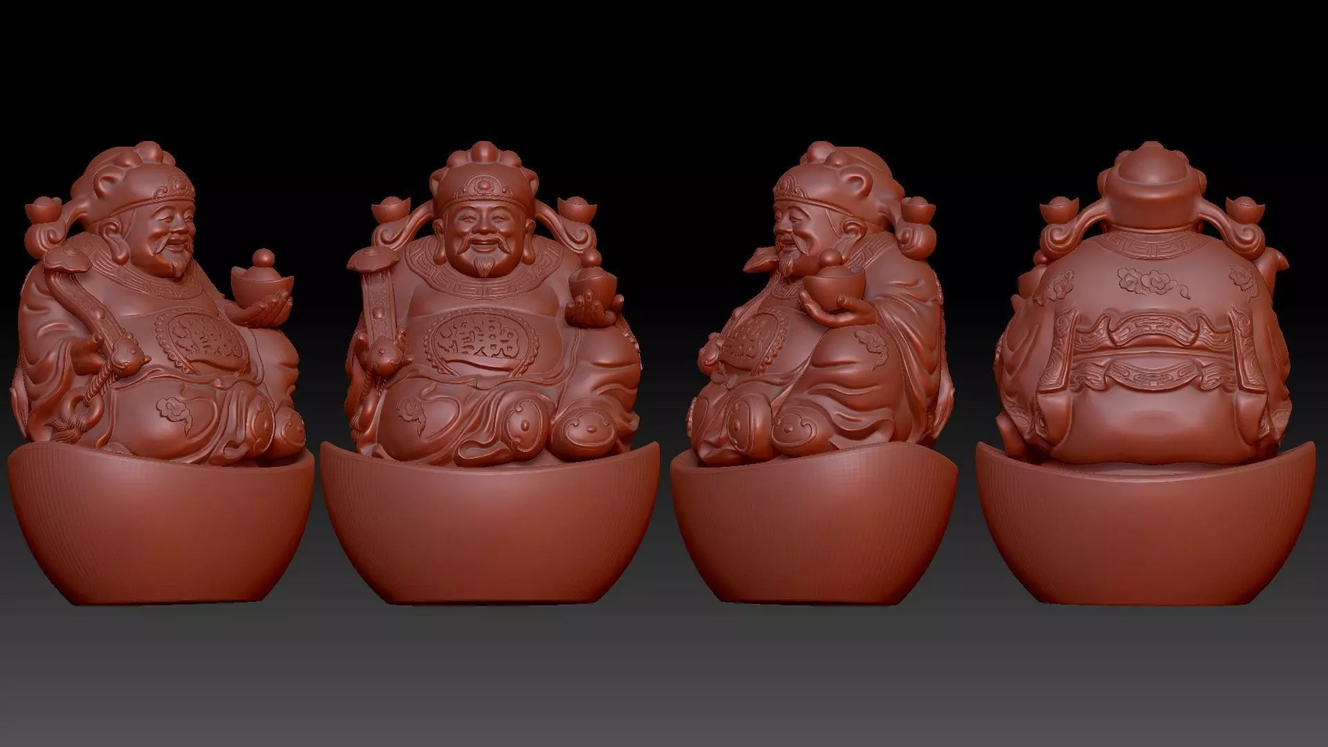god of Weath  3D print model_9