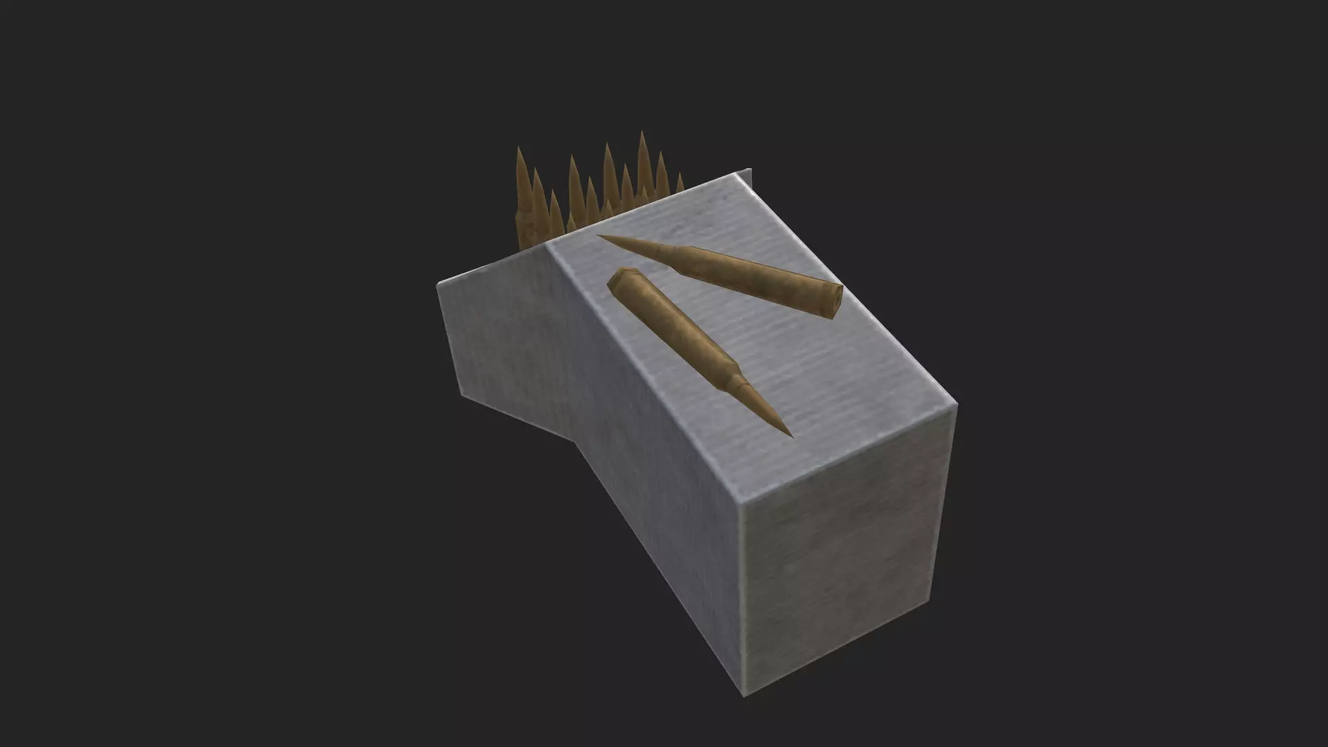 Bullet Model 004 Low-poly 3D model_5