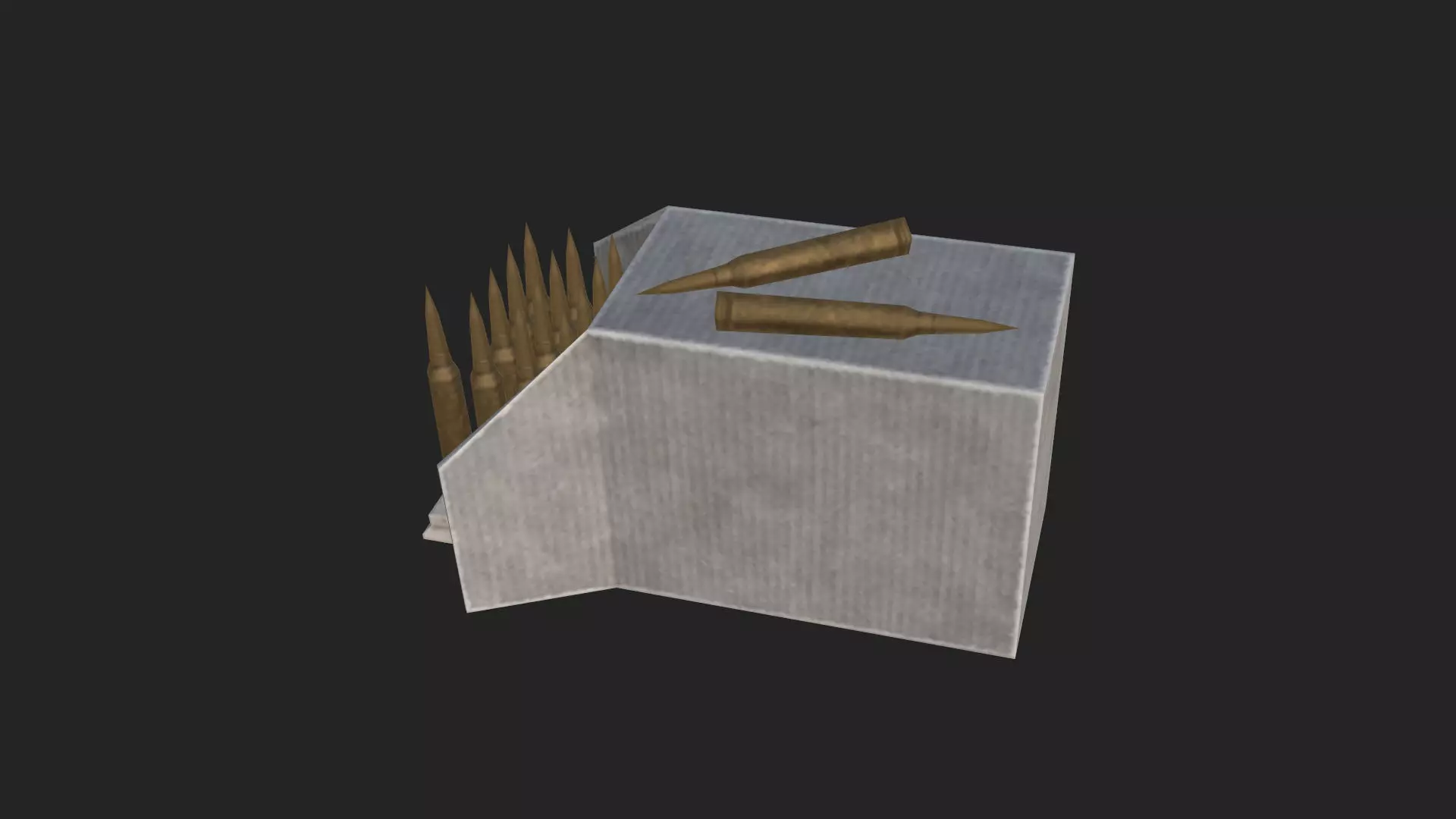 Bullet Model 004 Low-poly 3D model_4