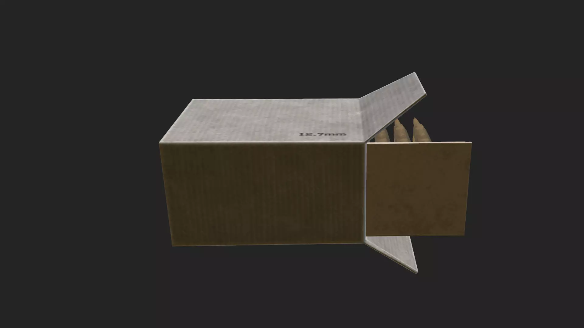 Bullet Model 004 Low-poly 3D model_10