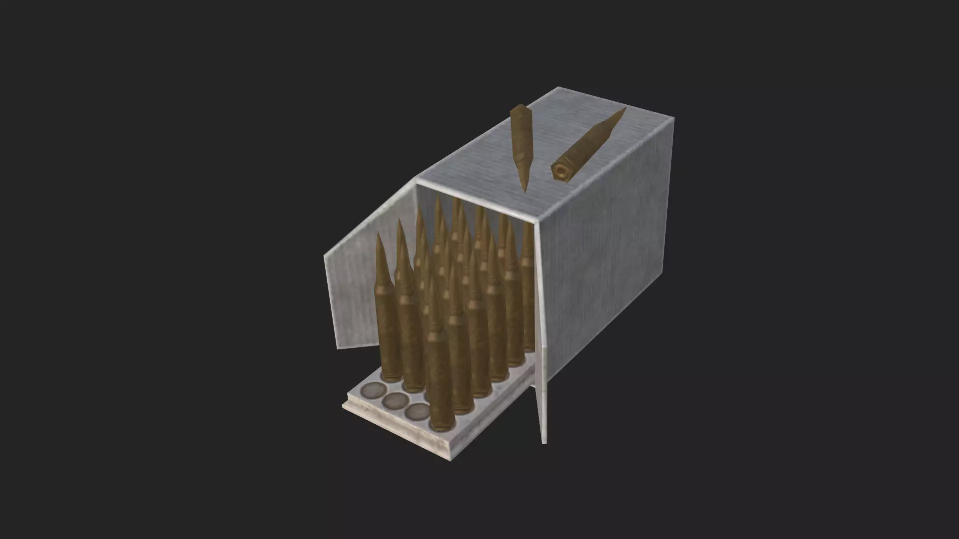 Bullet Model 004 Low-poly 3D model_2