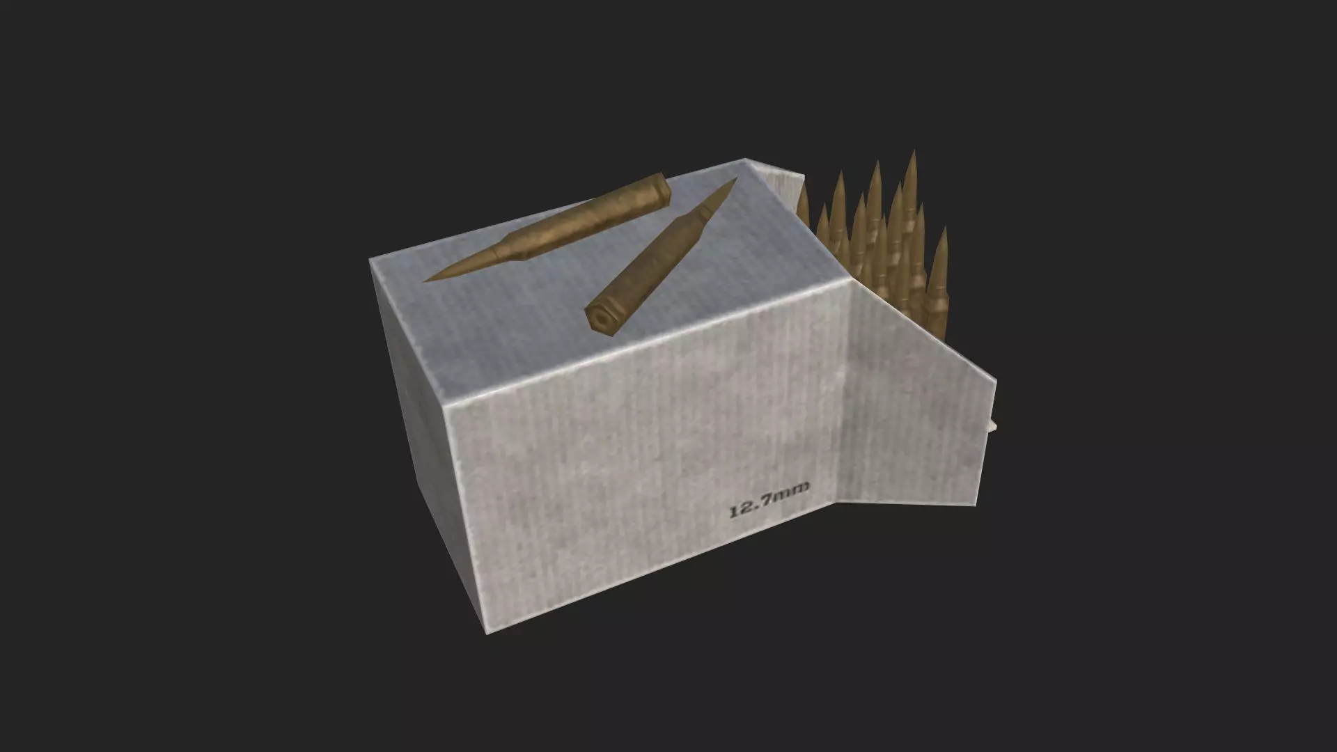 Bullet Model 004 Low-poly 3D model_7