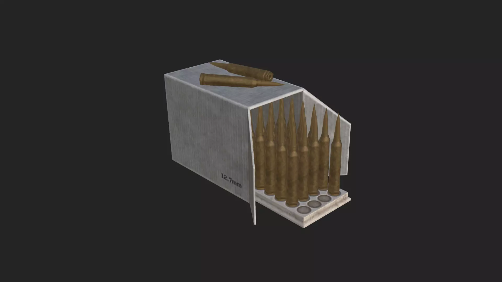 Bullet Model 004 Low-poly 3D model_0