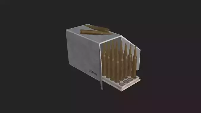 Bullet Model 004 Low-poly 3D model