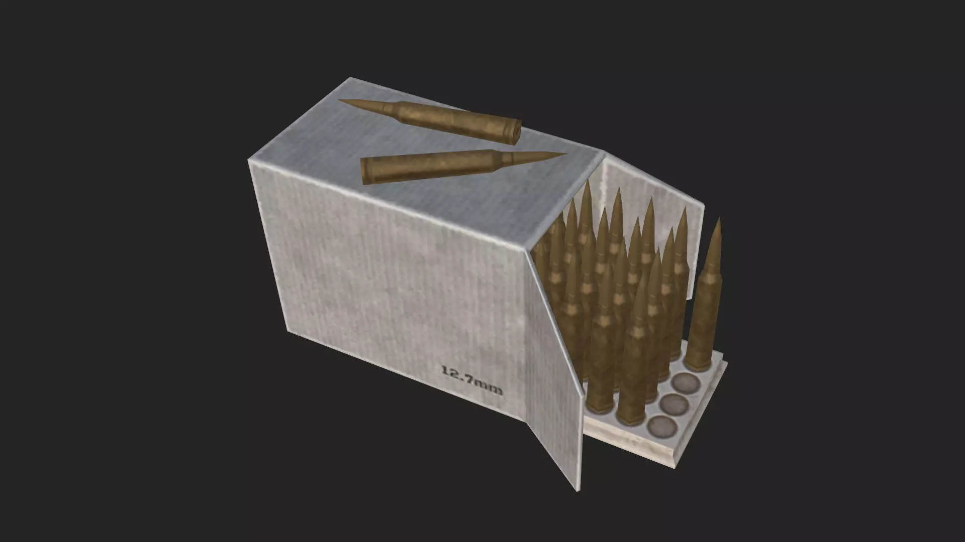 Bullet Model 004 Low-poly 3D model_8