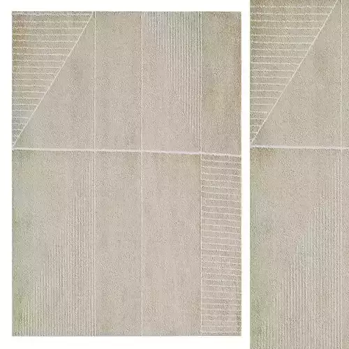 Charlotte Beige Geometric Rug