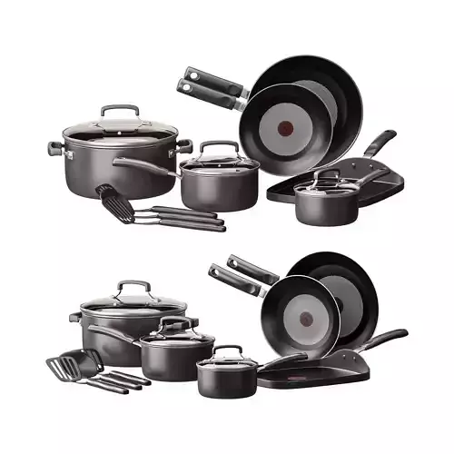 Tfal Signature Nonstick Cookware Set 3D model