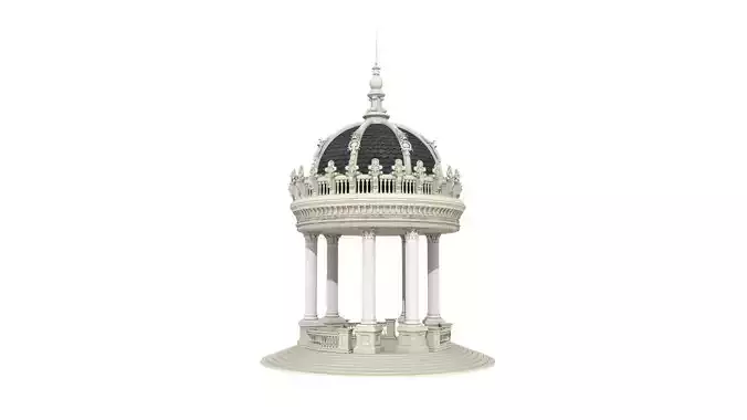Neoclassic Villa Stone Gazebo