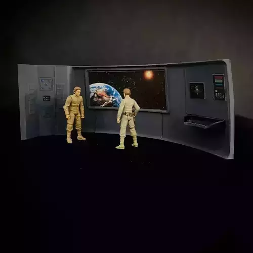 USS Enterprise Bridge Main View Screen - The Wrath of Khan