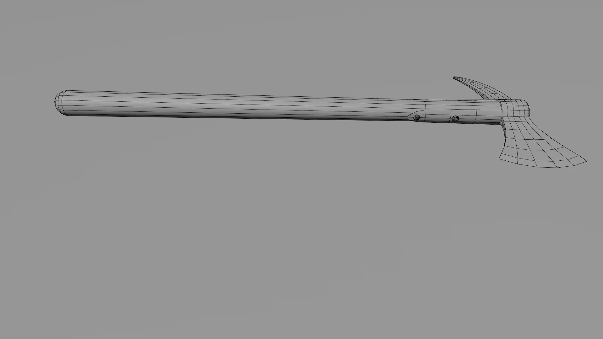 Low Poly Melee Weapon Pack  Optimized Topology Low-poly 3D model_6