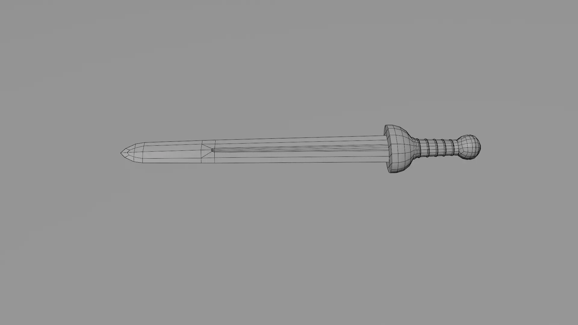 Low Poly Melee Weapon Pack  Optimized Topology Low-poly 3D model_16