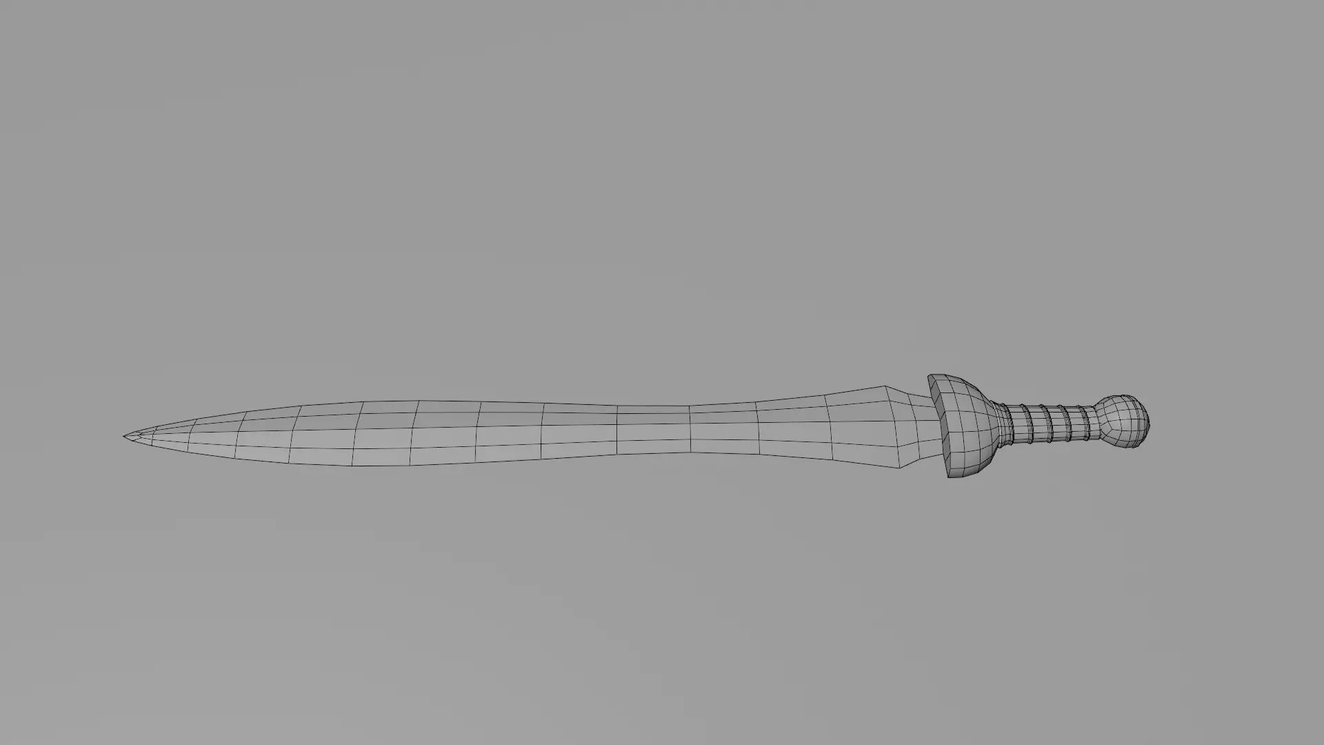 Low Poly Melee Weapon Pack  Optimized Topology Low-poly 3D model_17