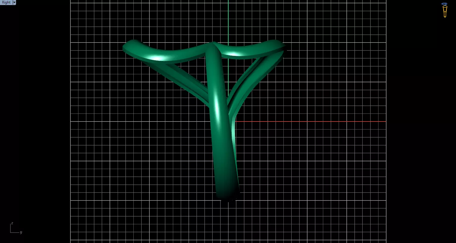 Minimal Abstract Ring 15 3D print model_5