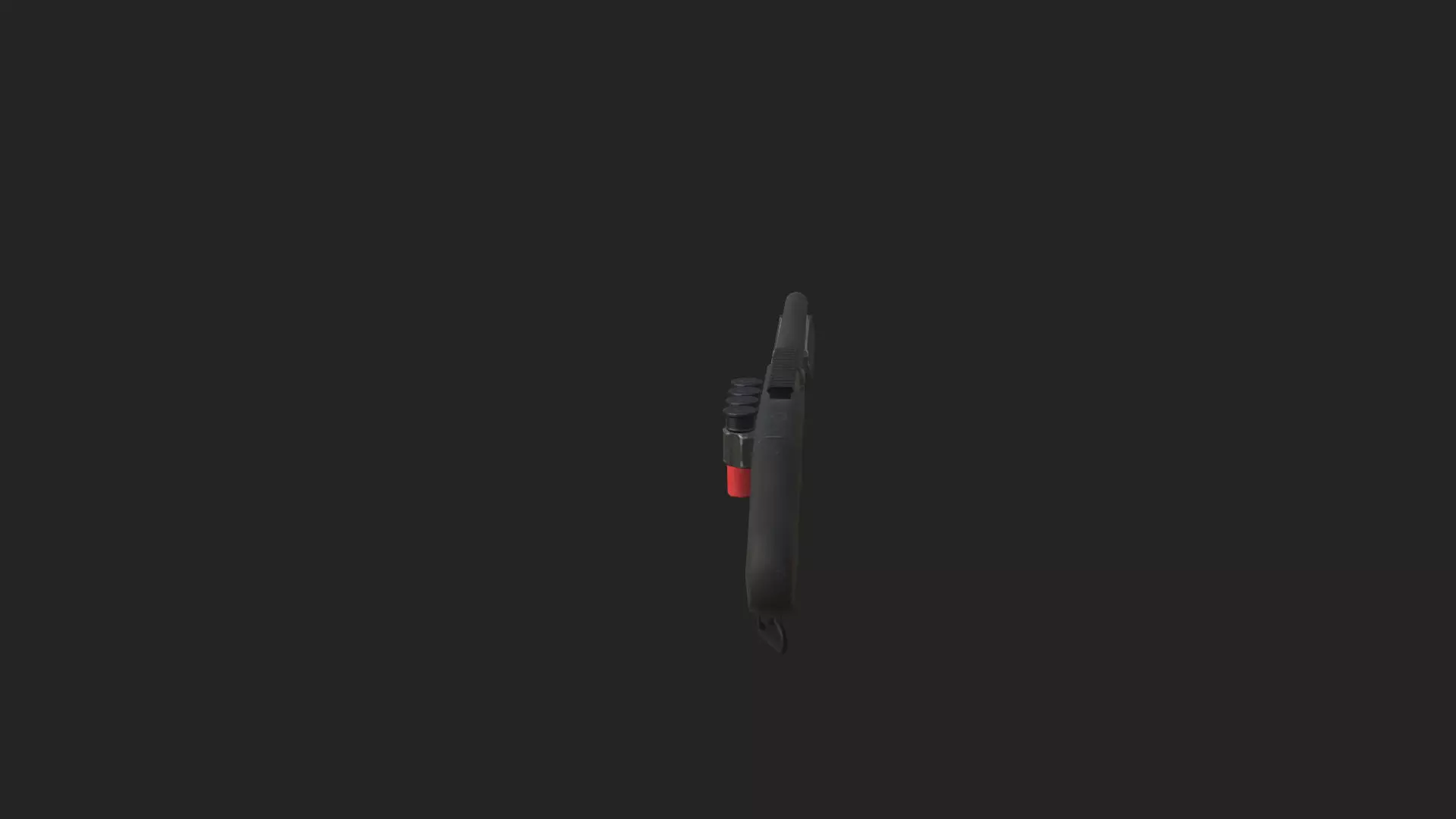 Pistol 3D Model 001 Low-poly 3D model_4