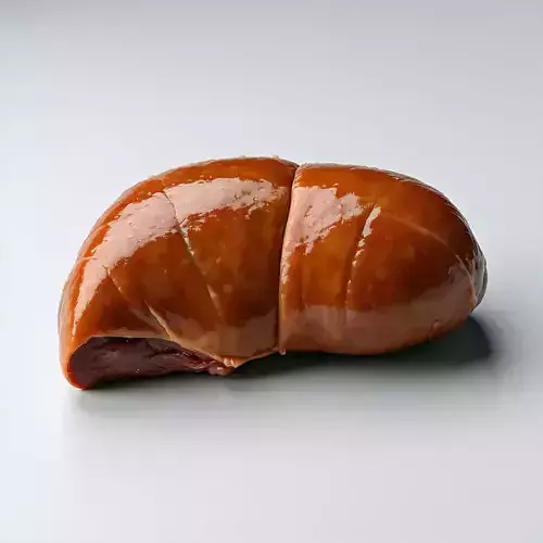 Realistic Glazed Ham 3D Model Low-poly 3D model