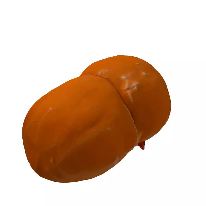 Realistic Glazed Ham 3D Model Low-poly 3D model_5