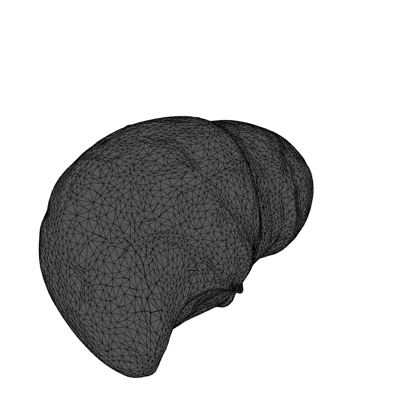 Realistic Glazed Ham 3D Model Low-poly 3D model_1