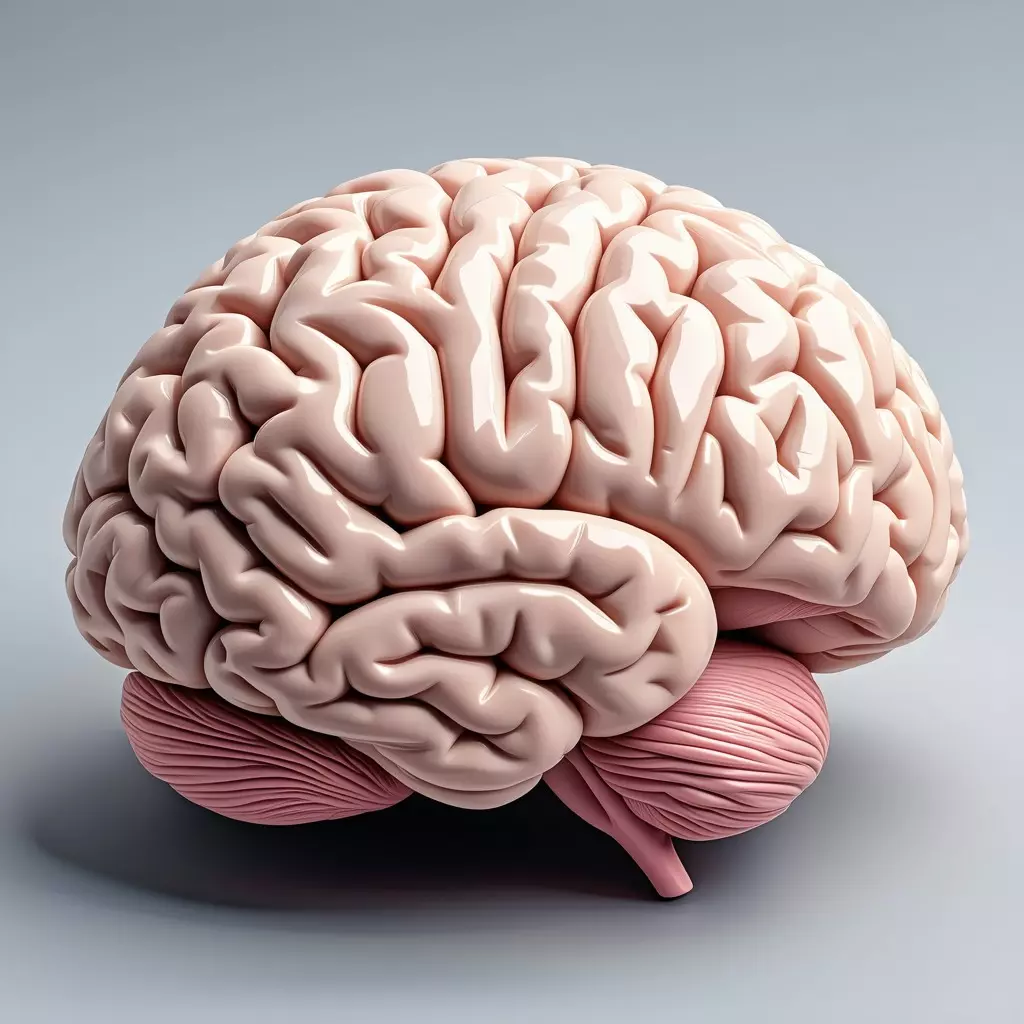 Realistic Human Brain 3D Model Low-poly 3D model_0