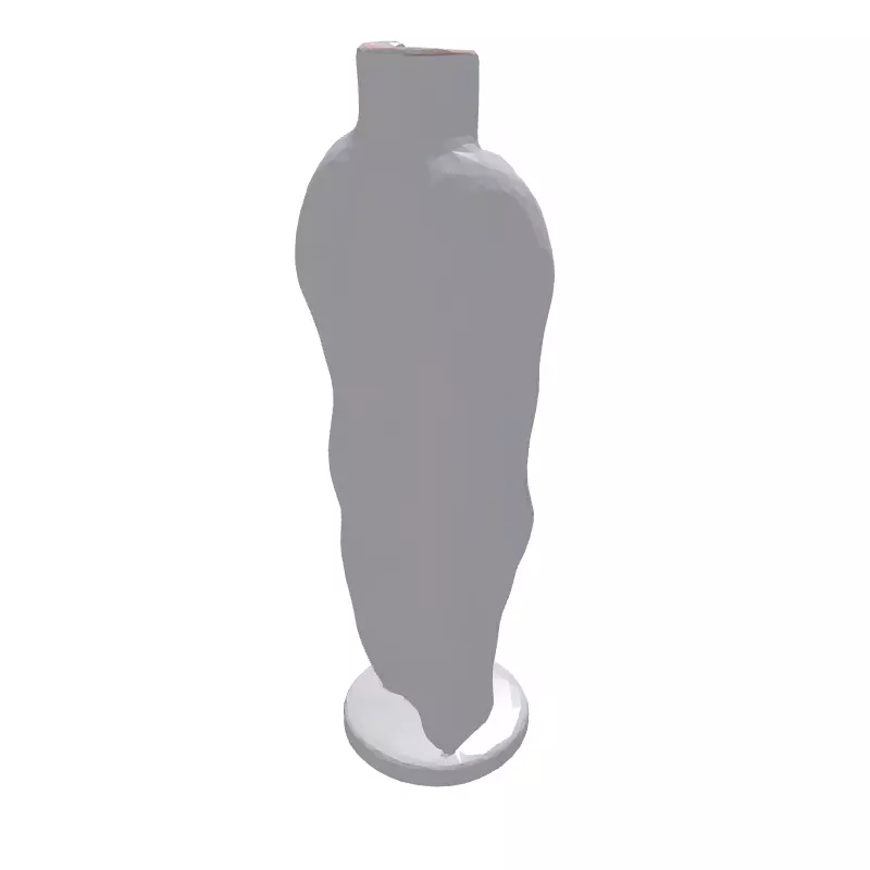 Stylized Human Spine and Vessels Low-poly 3D model_6