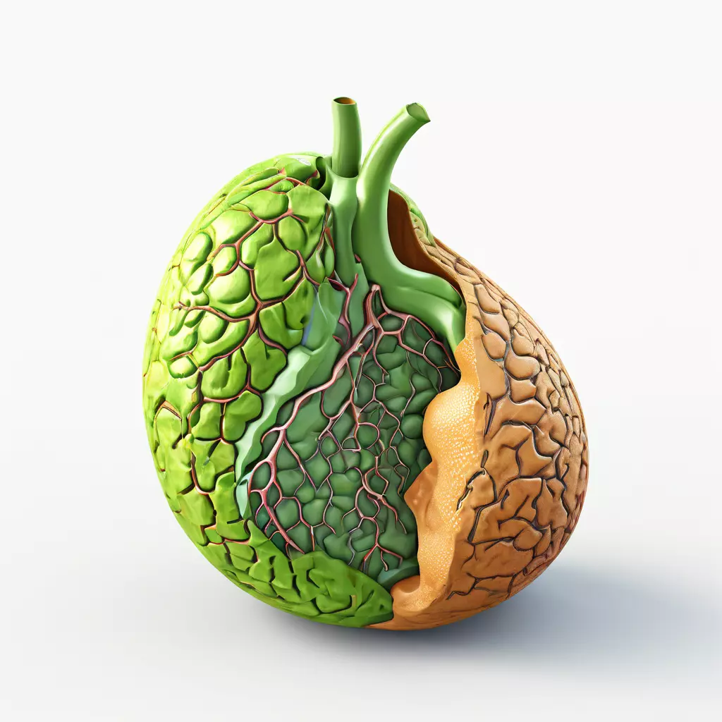 Healthy vs Cirrhotic Liver 3D Model Low-poly 3D model_0