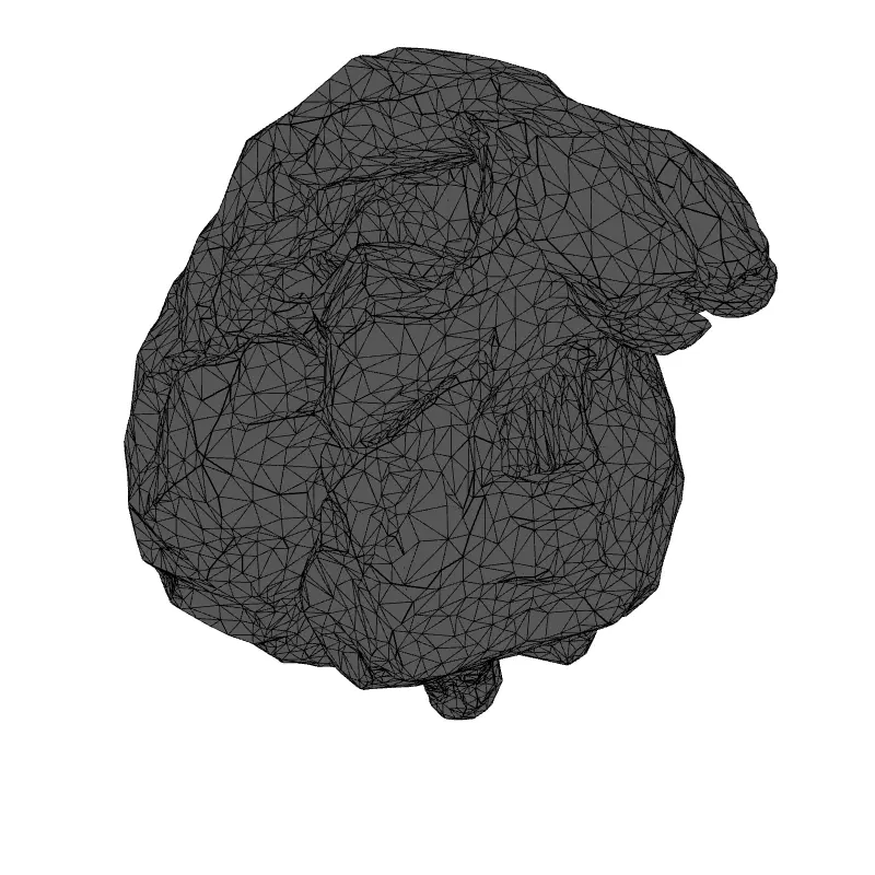 LowPoly Stylized Human Heart Low-poly 3D model_9