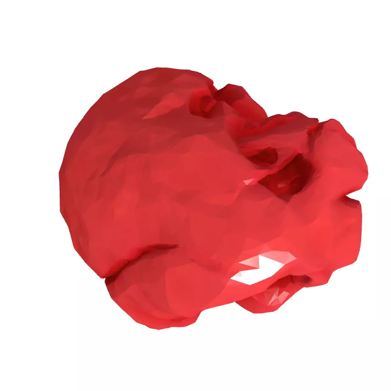 LowPoly Stylized Human Heart Low-poly 3D model_8